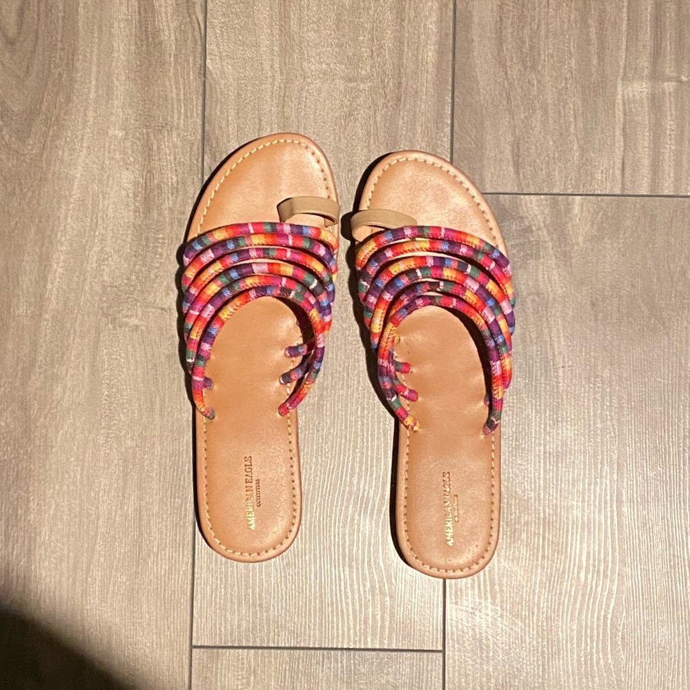American eagle sandal. Rainbow style.